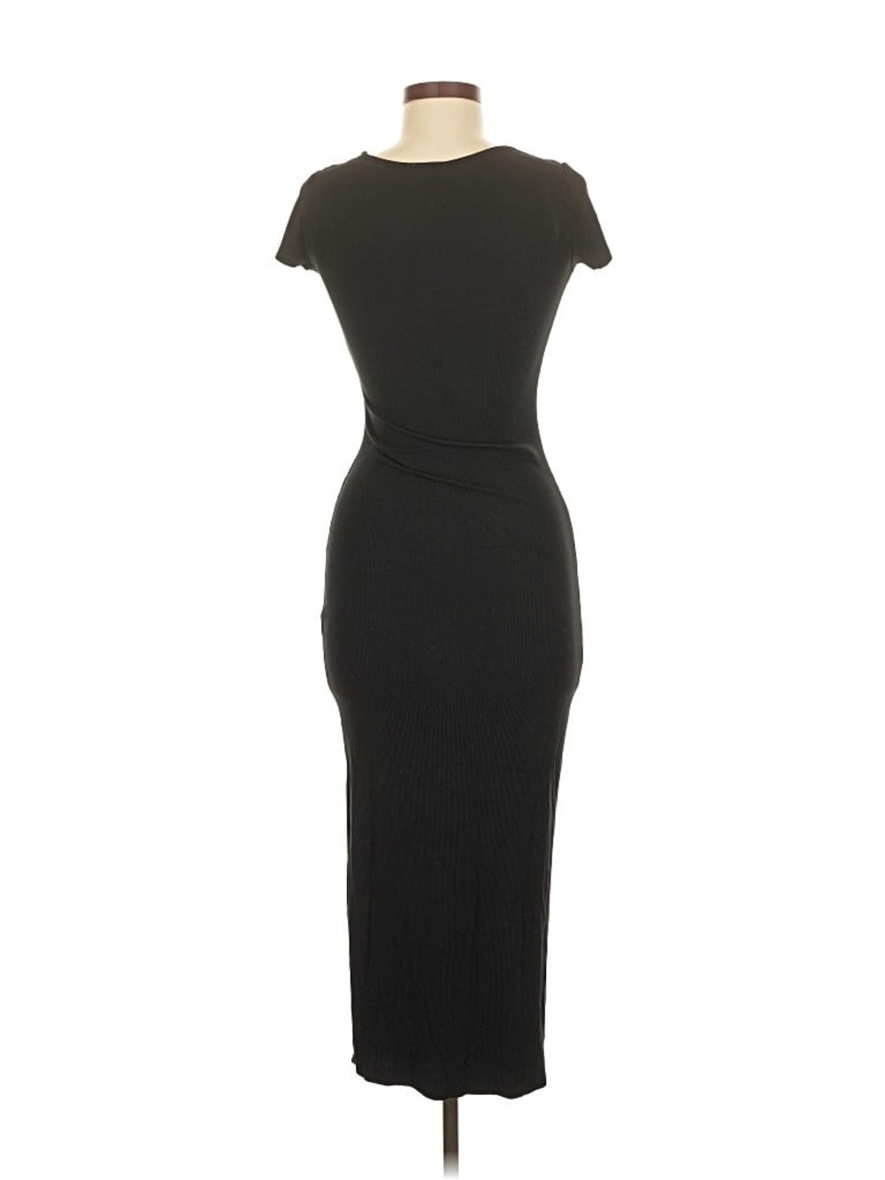 Black Mid calf silhouette dress - Picture 2 of 8